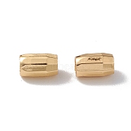 Rack Plating Brass Beads, Long-Lasting Plated, Column, Light Gold, 5x3mm, Hole: 1.6mm(KK-L184-91LG)
