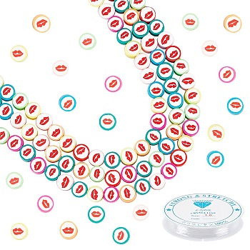 PandaHall Elite Handmade Polymer Clay Beads Strands, for DIY Jewelry Crafts Supplies, Column with Lip, Mixed Color, 10x4~7mm, Hole: 1.4mm, about 40~42pcs/strand, 14.96 inch~15.94 inch(38~40.5cm), 3 strands