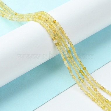 Natural Yellow Opal Beads Strands(G-F748-T01)-2