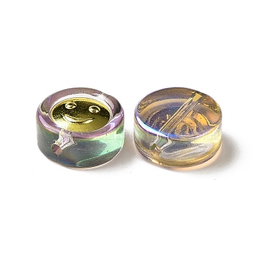 Transparent Spray Painted Glass Beads(GLAA-I050-15)-3