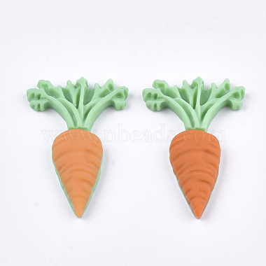 Coral Vegetables Resin Cabochons