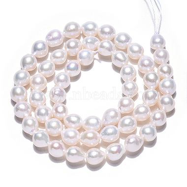 Natural Keshi Pearl Beads Strands(PEAR-S020-L12)-2