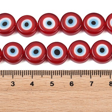 Handgemachte evil eye Glasperlen(LAMP-C028-02C)-4