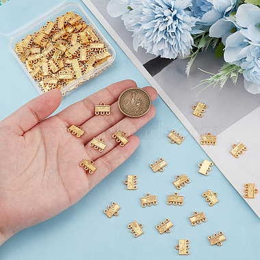 120個の合金シャンデリア部品リンク(FIND-GO0003-32B)-3