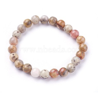 Natural Crazy Agate Beads Stretch Bracelets(BJEW-F380-01-B06)-2