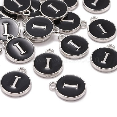 Platinum Plated Alloy Charms(X-ENAM-S118-02I-P)-4