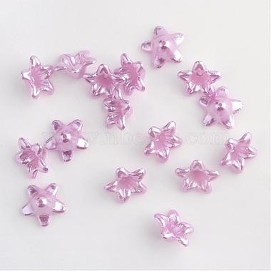 11mm Plum Flower ABS Plastic Beads