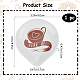 Coffee Cup Pattern Ceramic Spoon Holder(AJEW-WH0348-181B-02)-2