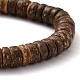 Unterlegscheibe natürliche Kokosnuss Stretch Armbänder(X-BJEW-JB05361-01)-2