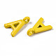 Spray Painted Alloy  2-Loop Link Pendants(X-PALLOY-T075-48A-RS)-3