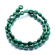 Natural Malachite Beads Strands(G-D0011-06-8mm)-2