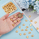 120個の合金シャンデリア部品リンク(FIND-GO0003-32B)-3