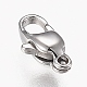 Polished 316 Surgical Stainless Steel Lobster Claw Clasps(STAS-Z013-12P)-3