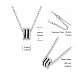 SHEGRACE Rhodium Plated 925 Sterling Silver Pendant Necklaces(JN804A)-4