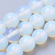 Opalite Beads Strands, Round, 4mm, Hole: 1mm, about 90pcs/strand, 15.7 inch(G-S259-48-4mm)