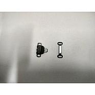 Brass Toggle Clasps, Gunmetal, Toggle: 16.5x13mm, Bar: 18.5mm(KK-WH0002-01B)