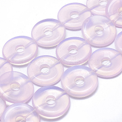 Opalite Beads Strands, Donut, 29.5x4.5mm, Hole: 1.2mm, about 13pcs/strand, 14.76 inch(37.5cm)(G-L557-40A)