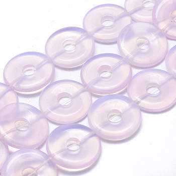 Opalite Beads Strands, Donut, 29.5x4.5mm, Hole: 1.2mm, about 13pcs/strand, 14.76 inch(37.5cm)