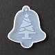 Christmas Theme DIY Bell with Tree Pendant Silicone Molds(DIY-F114-35)-2