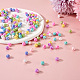 PandaHall Jewelry 800Pcs 8 Colors Opaque Acrylic Beads(MACR-PJ0001-05)-6
