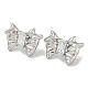 Brass Stud Earrings(EJEW-R158-03P)-1