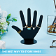 Tabletop Hand-shaped Acrylic Jewelry Display Stands(ODIS-WH0043-13A)-5