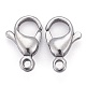 304 Stainless Steel Lobster Claw Clasps(STAS-AB12)-2