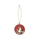 Décoration pendentif en acrylique sur le thème de Noël(HJEW-G021-01E)-1