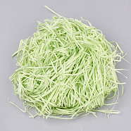 Decorative Raffia Tissue Scraps Paper Packing Material, For Gift Filler, Pale Green, 2~4mm(X-DIY-Q017-10)