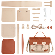 DIY PU Leather Women's Satchel Bag Kits, with Magnetic Closure, Sienna(DIY-WH0430-515A)