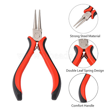 Carbon Steel Jewelry Pliers for Jewelry Making Supplies(PT-S050)-2