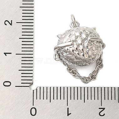 micro cuivres ouvrent pendentifs de zircons(KK-A228-01P)-3