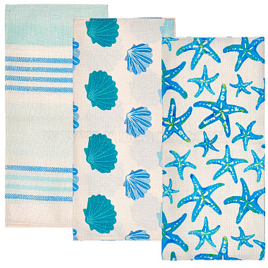 3Pcs 3 Styles Rectangle Linen Cleaning Cloth(FIND-GF0007-75)-1