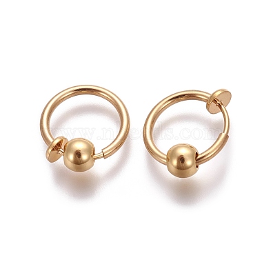 Gold Brass Earrings