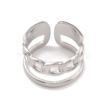 304 Stainless Steel Cuff Rings(RJEW-G285-83P)-2