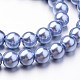 Eco-Friendly Dyed Glass Pearl Round Bead Strands(X-HY-A008-8mm-RB015)-2
