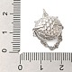 micro cuivres ouvrent pendentifs de zircons(KK-A228-01P)-3