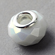 Electroplated Glass European Beads(GPDL-Q020-02)-2