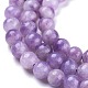 Natural Lepidolite/Purple Mica Stone Beads Strands(G-K410-06-6mm)-3