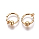 Electroplate Brass Retractable Clip-on Earrings(X-EJEW-L221-02N)-1