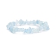 Natural Aquamarine Chips Beaded Jewelry Set(SJEW-JS01232-07)-4