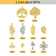 50pcs 10 pendentifs en alliage de style(DIY-YW0005-09)-2