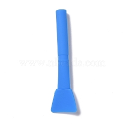 Silicone Stirring Sticks, Reusable Resin Craft Tool, Dodger Blue, 127x32.5x13.5mm(TOOL-D030-04B)