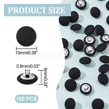 nbeads 100pcs 1 boutons en aluminium à trous(DIY-NB0007-77C)-2