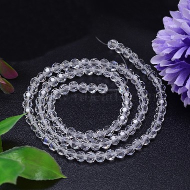 imitation des cordes de perles de cristal autrichiennes(G-M181-6mm-01A)-2