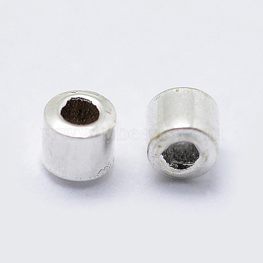 бусины из серебра 925 пробы с родиевым покрытием 925(X-STER-G027-20P)-2