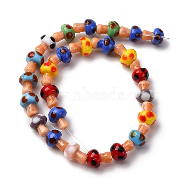 Handgemachte evil eye Glasperlenstr&auml;nge(LAMP-S069-01A-07)-4