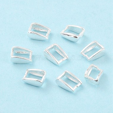 925 Sterling Silver Ice Pick Pinch Bails(STER-Z001-016A-S)-2