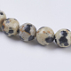 Chapelets de perles en jaspe de dalmation naturelle(X-G-G515-6mm-06)-3