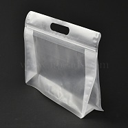 Plastic Zip Lock Bag, Plastic Stand up Pouch, Resealable Bags, with Window, Clear, 21.3x28x0.08cm(OPP-L003-01C)